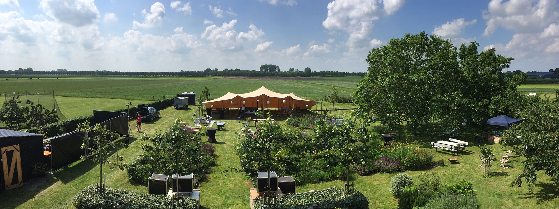 bij de tent - verhuur van sfeervolle stretchtenten